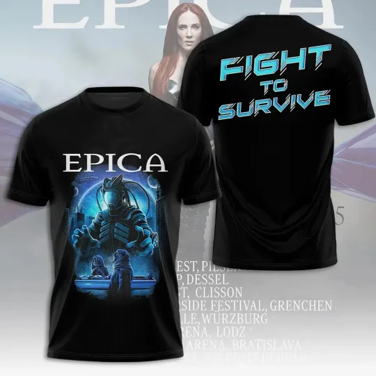 Discover Epicaaaaaa Tour 2025 Date Lists 3D T-shirt