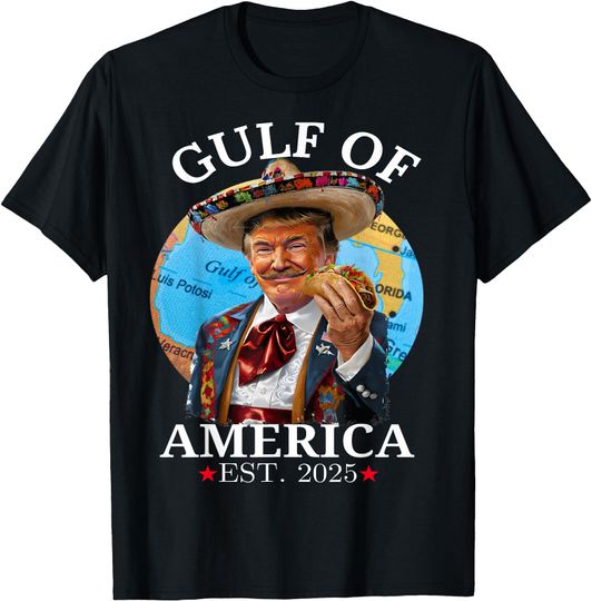 Discover Funny Trump Gulf of America shirt Viral Gulf of Mexico to Gulf of America, Gulf of America Trump