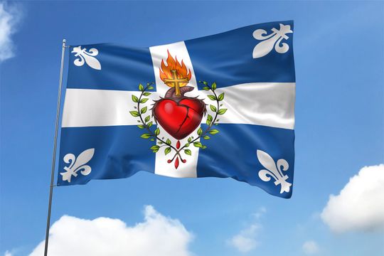Discover Jesus House Flag, Catholic Christian Home