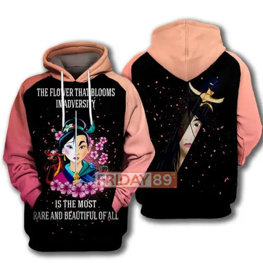 Discover Disneyyy outerwears Street Minimalist Style Fashion 3D Pullover casual hoodies