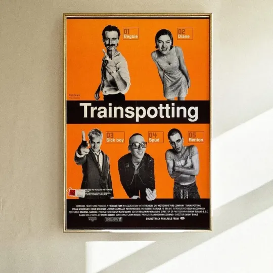 Discover Trainspotting (1996) Poster Movie Poster Wall Art Room Decor - Poster Wall Decor