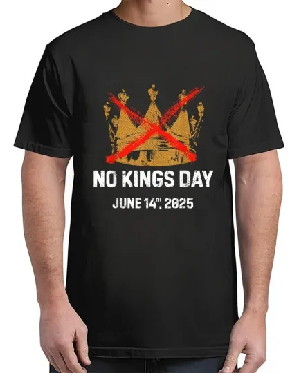 Discover kings since 1776 in America No Kings T-Shirt awesome adult S-4XL