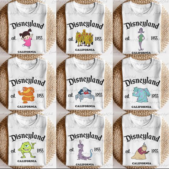 Discover Disneyyland Monsterss Incc Characters Shirt