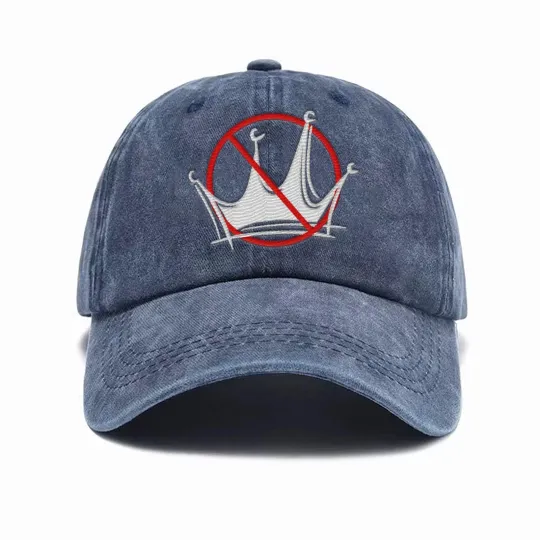 Discover Embroidered No Kings In America Baseball Hat, Democracy Embroidered Hat​