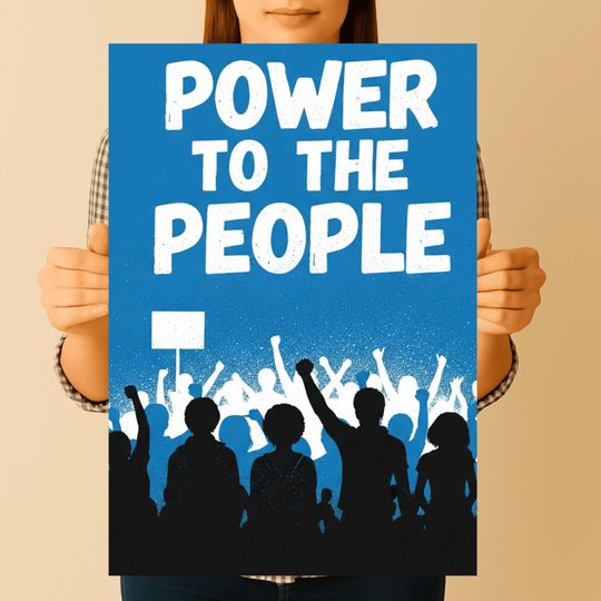 Discover Save Democracy Anti-Trump Protest Sign