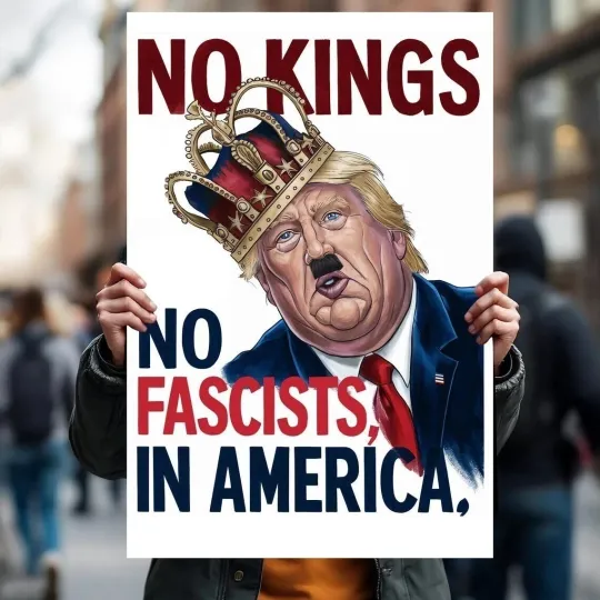 Discover No Kings In America Since 1776 Protest Sign Poster