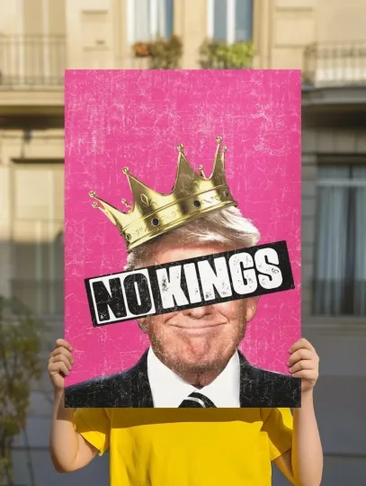 Discover *HOT* No Kings In America Since 1776 Protest Sign Poster, Anti-Trump Protest