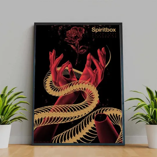 Discover Spiritbox 2025 European Tour Poster