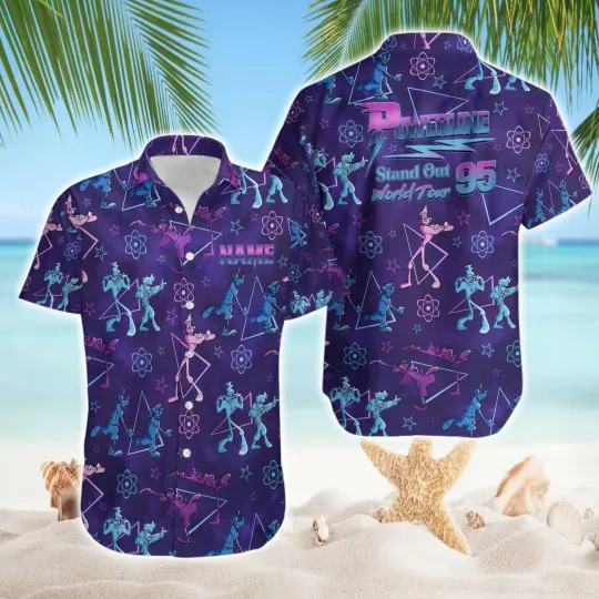 Discover Personalized goofyy Powerlinee Hawaiian Shirt Casual Button Down Unisex Adults