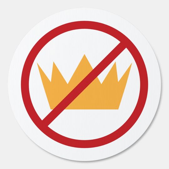 Discover NO KINGS! Anti-Trump Yard Sign