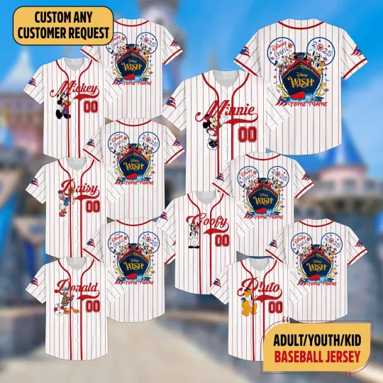 Discover Personalized Disneyyy Cruise Baseball Jersey Mickeyy And Friends Cruise Line 2025