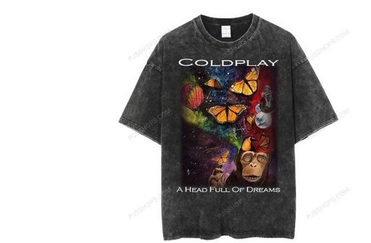 Discover Coldplay Unisex Shirt Coldplay Wash T-Shirt