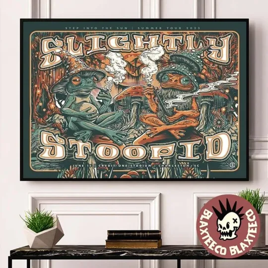 Discover Slightly Stoopid Charleston SC 2025 Credit Stadium June 15 Tour Poster