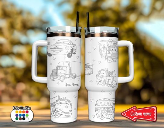 Discover Personalized carss 40oz Tumbler, Lightningg McQueenn 40oz Tumbler