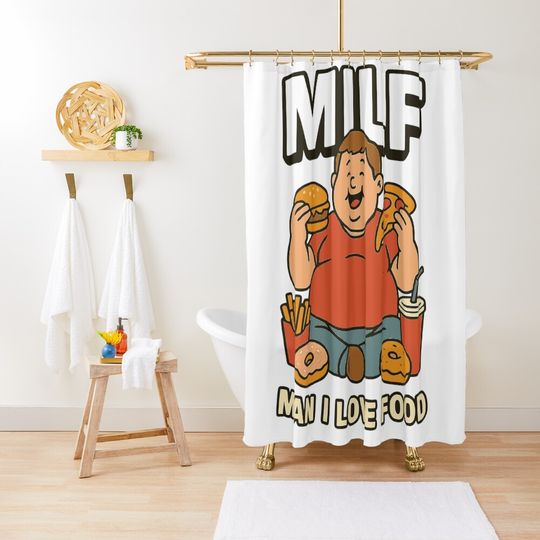 Discover MILF – Man I Love Food Shower Curtain