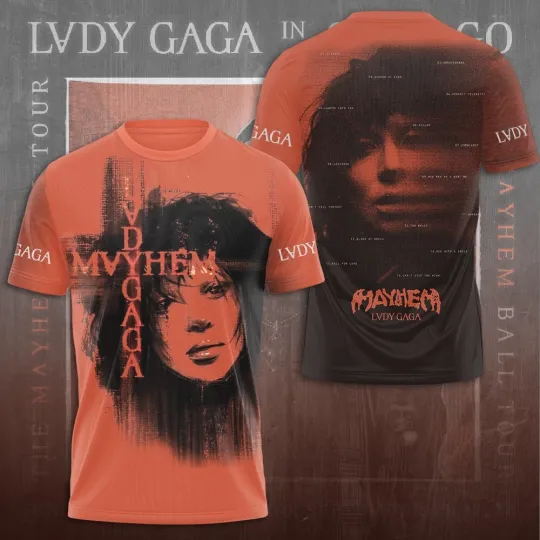 Discover Ld ga The Mayhem Ball Tour 2025 3D T-Shirt