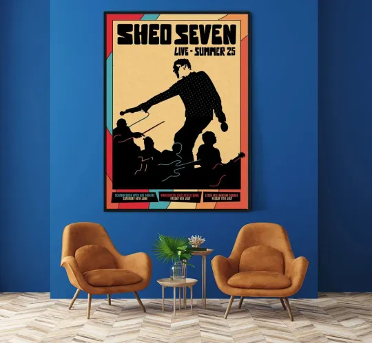 Discover Shed Seven Live Summer Tour 2025 Poster