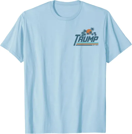 Discover Funny Trump Vacation Gulf Of Us America Est 2025 Unisex T-Shirt