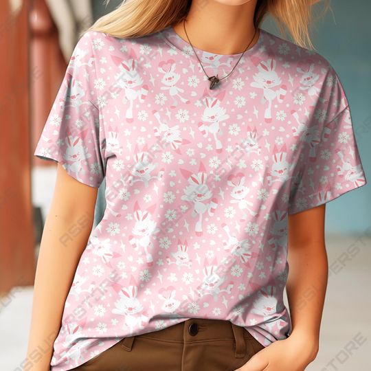 Discover Rabbit T-Shirt Funny Graphic T-Shirt Vintage Unisex Shirt