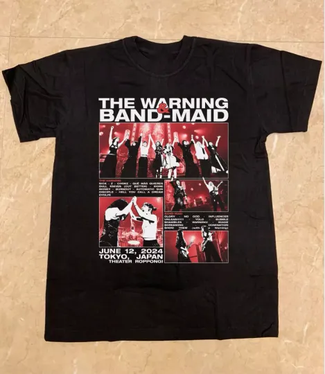 Discover The Warning Band 2025 Japan Tour Concert T-Shirt
