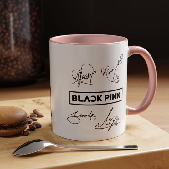Discover Black Pink 4 member Kpop Accent Mugs