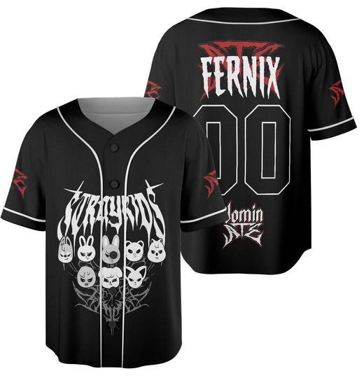 Discover Custom Felix Straykids DominATE Baseball Jersey