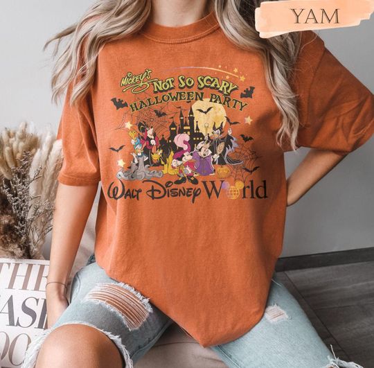 Discover Mickeyy And Friends Comfort Colors Halloween Shirt