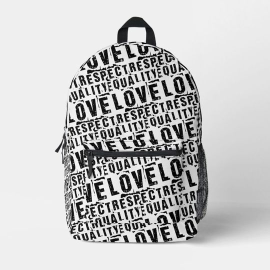 Discover Equality Love and Respect Pride Month Backpack
