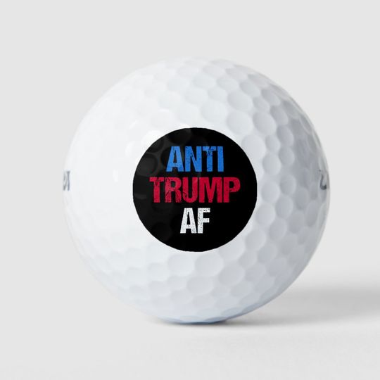 Discover Anti-Trump AF I Golf Balls