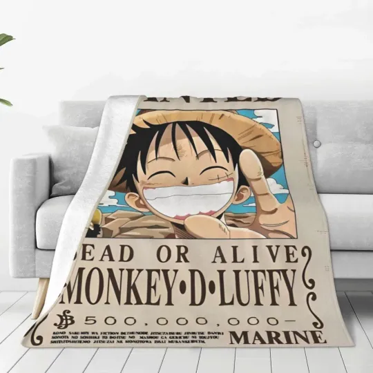 Discover O-One P-Piece Anime Blankets Pirates Japan Manga Wool Funny Warm Throw Blanket