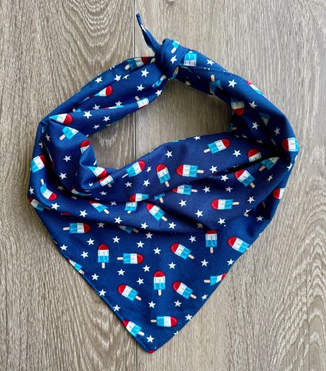 Discover Popsicle Summer Dog Bandana | 4th of July Dog Bandana