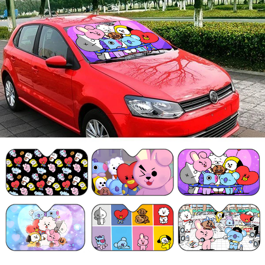 Discover B-BTS Car Sunshade, Car Solar Protection