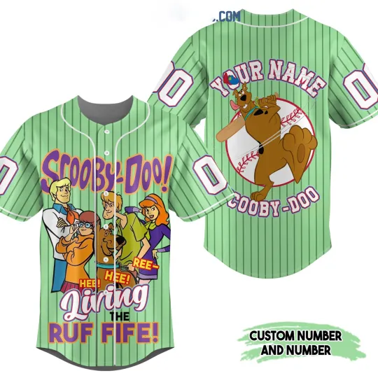 Discover Scooby Doo Living The Ruf Fife Personalized Baseball Jersey T-shirt VN2461
