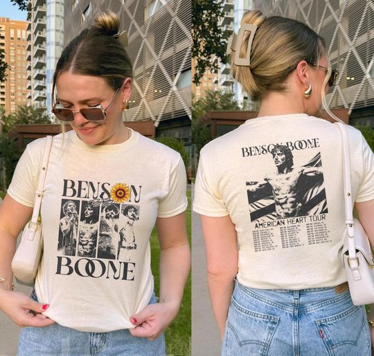 Discover Vintage Benson Boone Baby Tee, Benson Boone Shirt, Benson Boone Concert Shirt