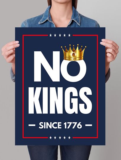 Discover No Kings Protest Sign For No Kings Rally, Fight Oligarchy