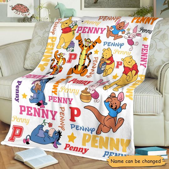 Discover Custom winniee the poohh blanket
