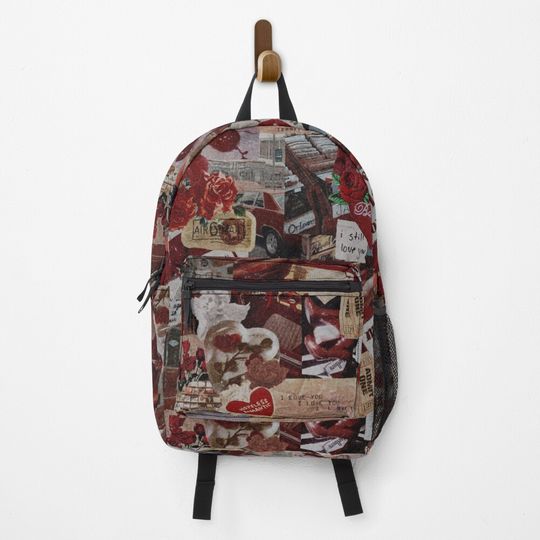 Discover Red Grunge Backpack