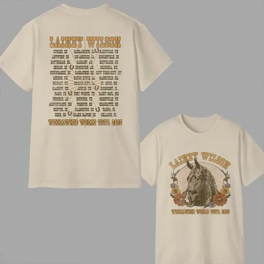 Discover 2025 Lainey Wilson Whirlwind World Tour Shirt, Country Music, Lainey Fan Gift.
