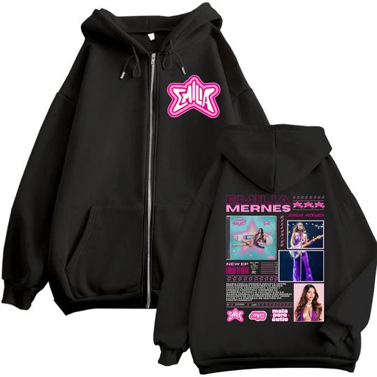 Discover Emilia Mernes MP3 Album Merch Zipper Hoodie