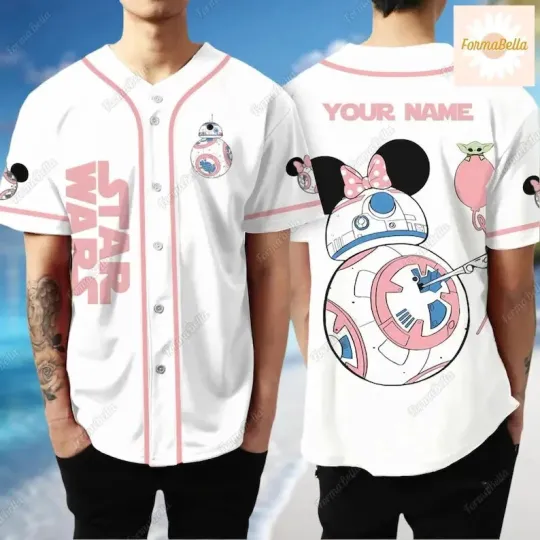 Discover Starr Warss 3D Baseball Jersey Shirt Mother Day Gift All Over Print Best Price