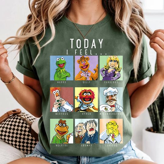 Discover Disneyyy The Muppetss Today I Feel T-shirt