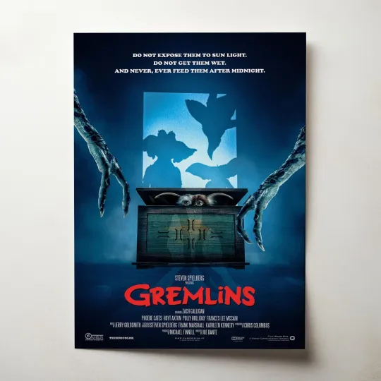 Discover Gremlins Movie Poster, Unframed Film Print, #11073