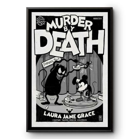 Discover Tour Murder By Death Denver, CO August 21-22 2025 Poster