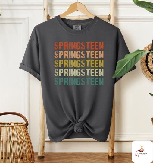Discover Vintage Springsteen T-Shirt, Springsteen 80s Shirt, Rock Concert Shirt