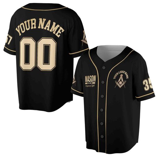 Discover Customize Lodge Name, Name and Number PHA Baseball Shirt