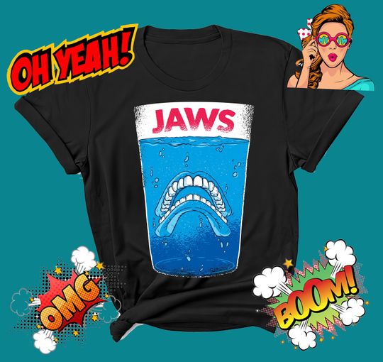 Discover Jaws Parody T-shirt, Funny Tee, Parody Tshirt