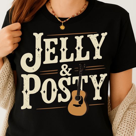Discover Jelly & Posty Retro Country Music Shirt, Jelly Posty Shirt