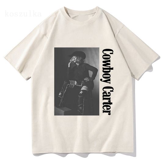 Discover Beyoncé COWBOY CARTER TOUR 2025 T-shirt Cotton Summer Women Men Tshirts