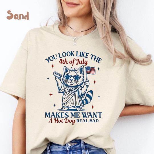 Discover You Look Like the 4th of July Shirt, Funny Fourth of July Shirt, Hot Dog Shirt