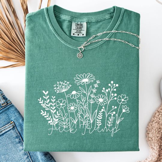 Discover Subtle Anti Trump Flower Shirt, FDT Shirt Anti Maga Shirt, Political Shirt